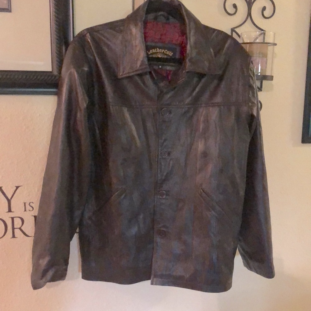 HOST PICK EUC VTG Leather Cult Jacket